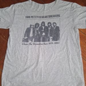 *bogo* Gray Tom Petty and the Heartbreakers Tour T-Shirt